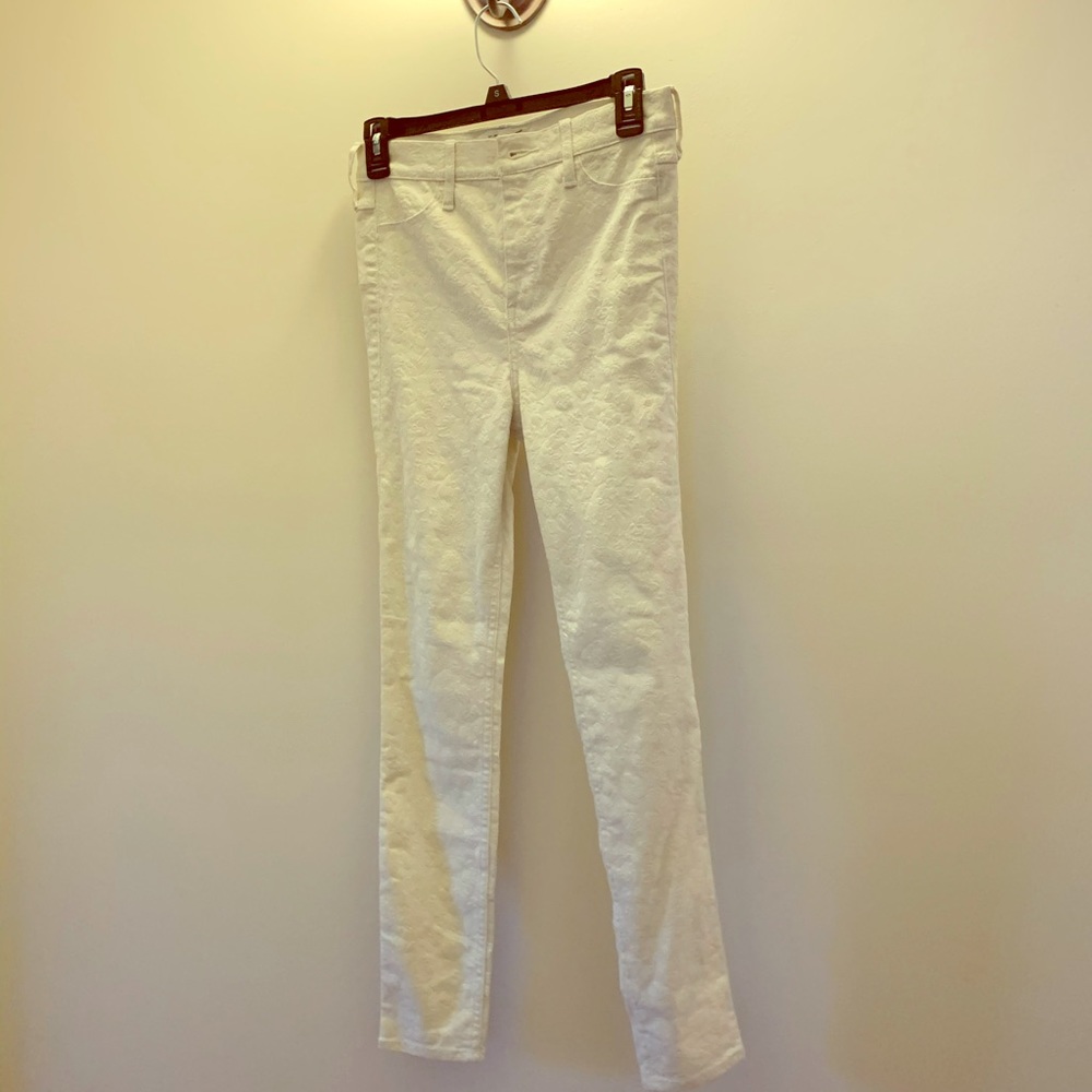 Abercrombie Kids Girls White Skinny Pants – Size 16 – Like New - Picture 1 of 4
